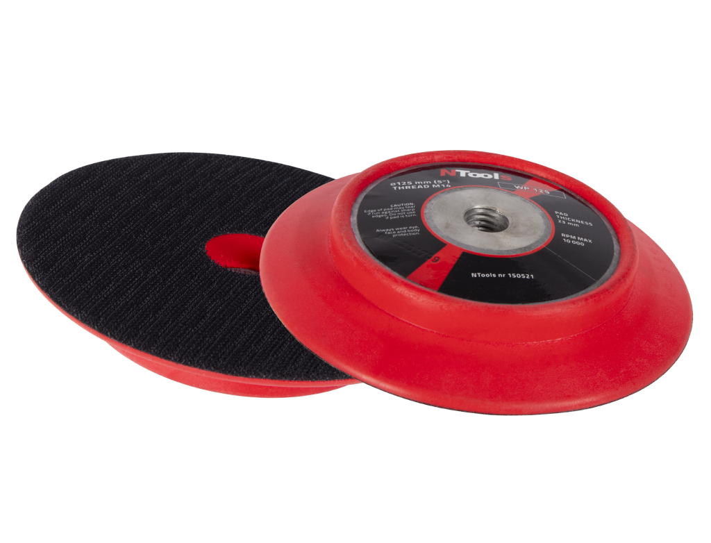 Plateau pour disque de polissage a velcro M14, d125 NTools WP 125 – 150521