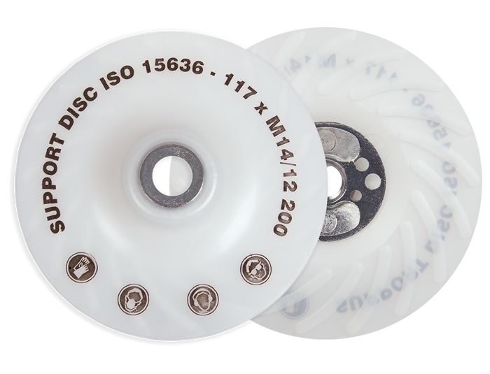 Plateau support avec écrou de serrage pour disques fibre M14 APP Turbo – 150531