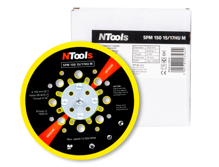 Plateau abrasif multi-trou NTools SPM 150 15/17HU M – 150575 – vue 2