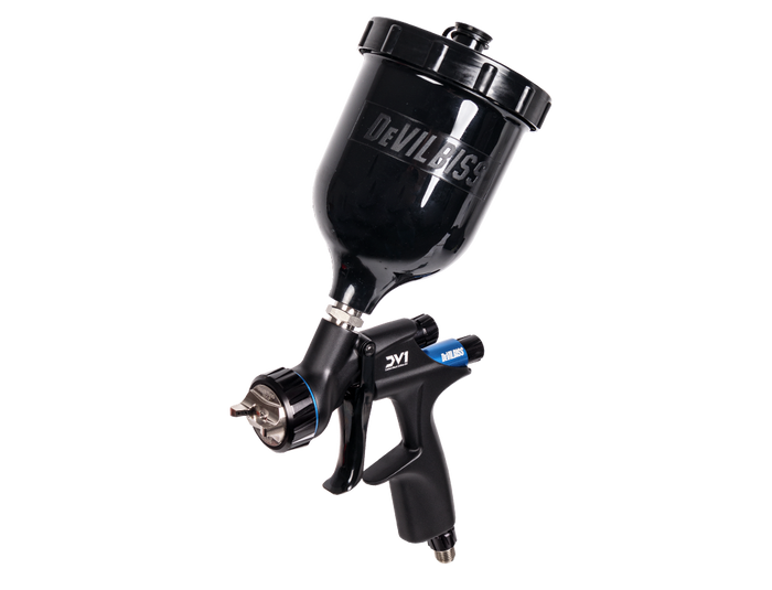 Pistolet pulverisation DeVILBISS DV1 Basecoat (elementy niebieskie) – 160960