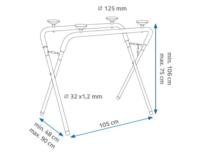 Universel support NTools UNI Stand – 170150 – vue 2