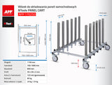 Chariot pour stocker les panneaux de voiture NTools PANEL CART – 170250 – vue 4