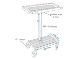 Chariot d'atelier NTools PDR Tool Cart – 170509 – vue 2