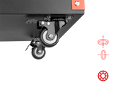 Chariot d'atelier à trois plateaux NTools L3S – 170512 – vue 7