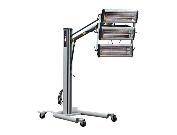 Sécheur infrarouge 3 × 1, 1kW avec interrupteur horaire et contrôle de puissance, sur la flèche NTools FDS 3300 – 190281