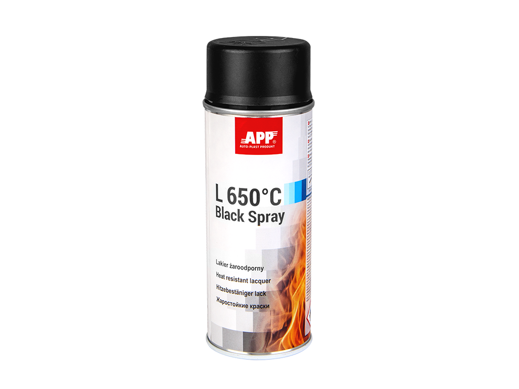 Peinture haute température en aérosol APP L 650°C Aérosol noir – 210431