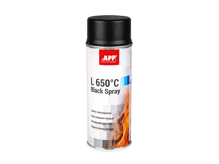 Peinture haute température en aérosol APP L 650°C Aérosol noir – 210431