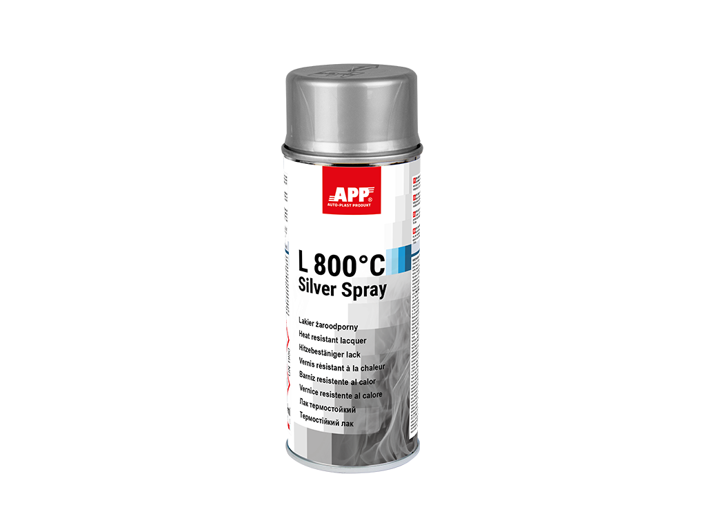 Peinture haute température en aérosol APP L 800°C Silver Spray – 210433