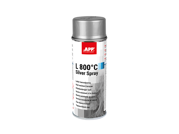 Peinture haute température en aérosol APP L 800°C Silver Spray – 210433