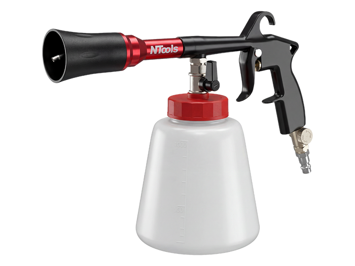Pistolet de nettoyage pneumatique avec réservoir NTools Cyclone Fusion – 231724