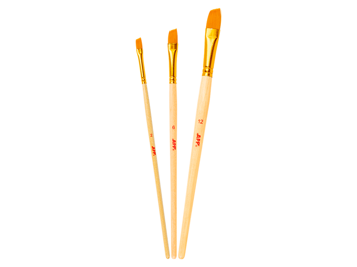 Ensemble de pinceaux biseautés pour débutants APP Angle – 250042 – vue 2