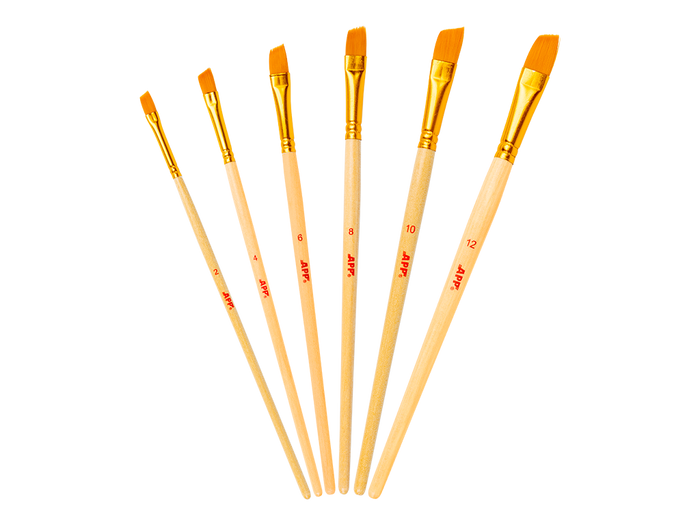 Ensemble de pinceaux biseautés pour débutants APP Angle – 250042