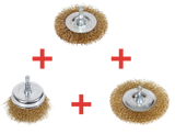 Kit de brosses métalliques plat et frontal NTools Wire Brush Set – 250150SET