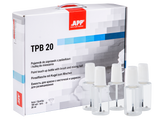 Récipient avec une brosse et billes pour mélange APP TPB20 – 250227