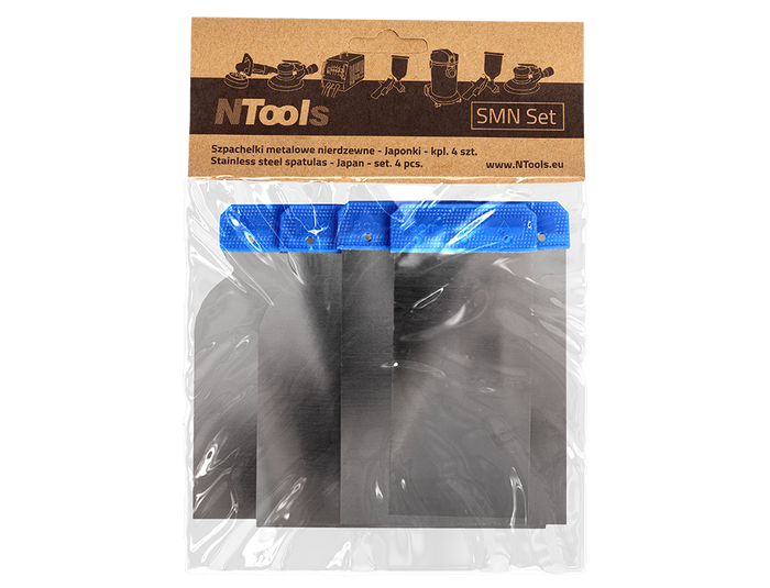 Jeu de 4 spatules japonaise inox NTools SMN Set – 250311 – vue 2