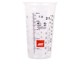 Godet pour mélange de peinture avec graduation noire. APP Cup Eco 500 – 250700