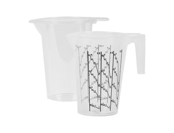 Kit de Gobelets gradués pour mélange peinture et vernis (240inserts + 1godet) APP Cup System Set – 251001