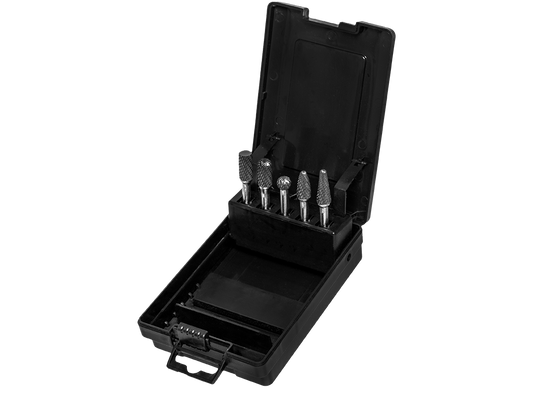 Kit of 5 high-durability tungsten carbide cutters
