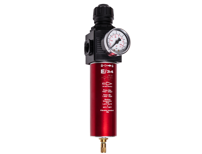 Filtre d' air de cabine avec régulateur, avec manomètre APP E34 – 381010