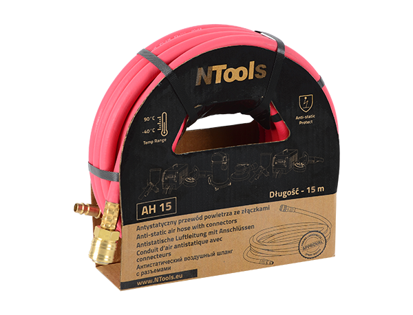 Conduit d'air antistatique 8 × 15 NTools AH 15 – 389034