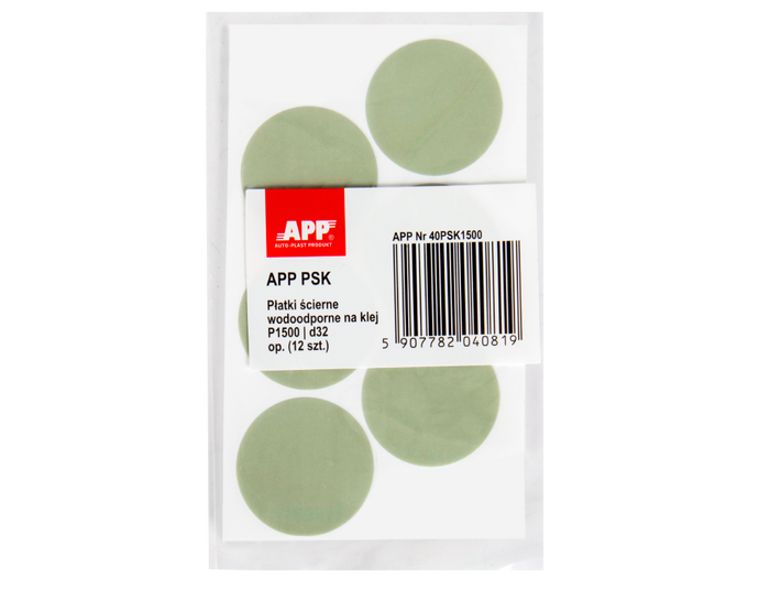 Disques adhésifs micro-abrasifs imperméable APP PSK – 40PSK1500 – vue 2