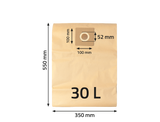 Sac à poussière en papier pour VC 30Eco NTools WF 30 – 600017 – vue 2