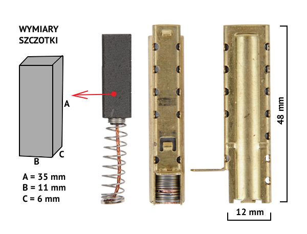 Charbon S130; S145, S230; KS260 Rupes SW 5 – 60090.1108