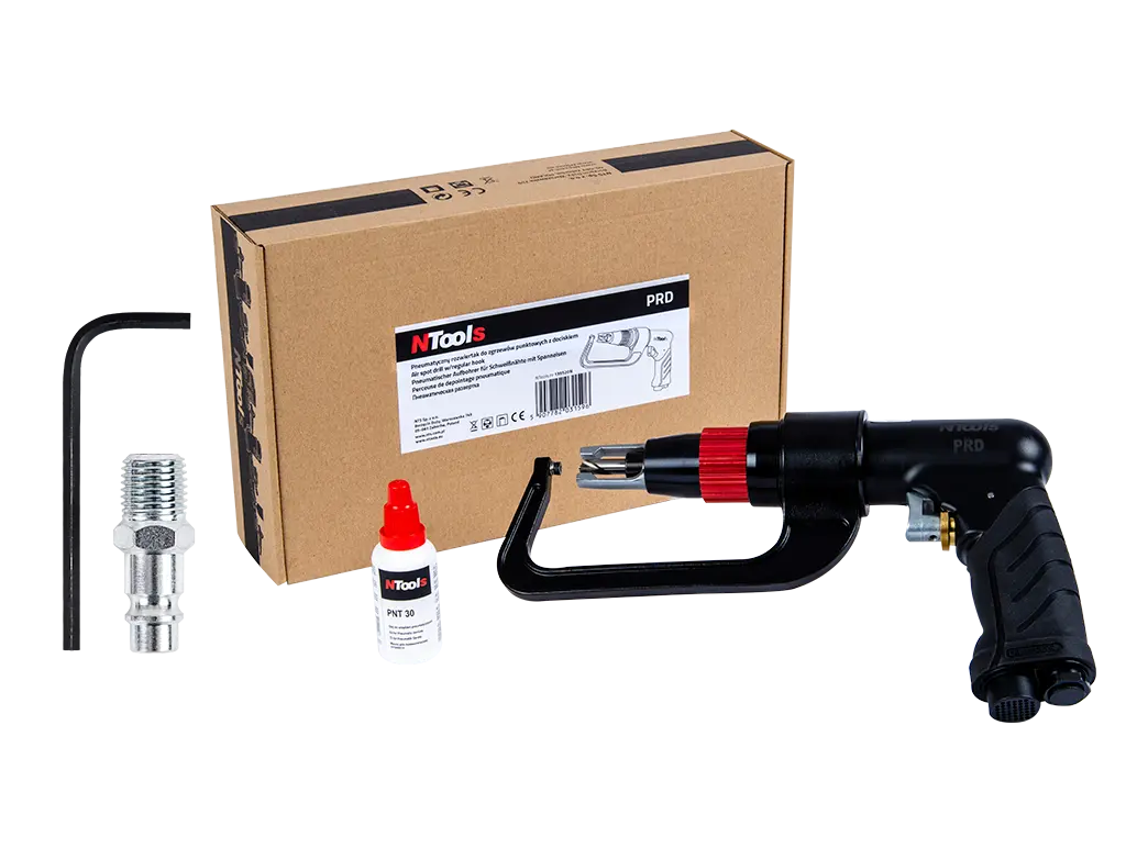 Alésoir pneumatique professionnel pour soudures par points avec bride de serrage -  ProFinish Distribution
