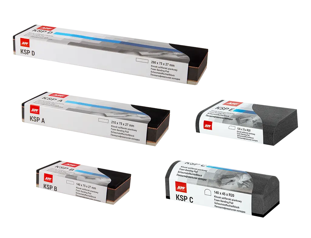 Bloc de ponçage en mousse haute rigidité -  ProFinish Distribution