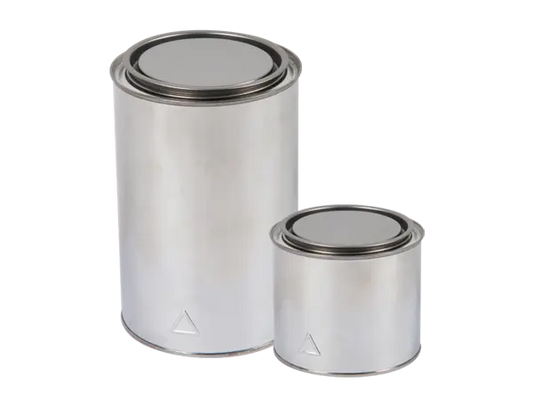 Boîte cylindrique métallique avec couvercle -  ProFinish Distribution