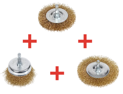 Brosse métallique à tige hexagonale -  ProFinish Distribution