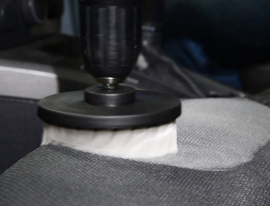 Brosse souple sur perceuse pour rembourrage & intérieur -  ProFinish Distribution