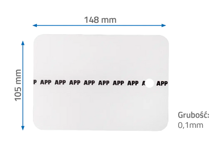 Carte métallique blanche pour test peinture et projection couleur -  ProFinish Distribution