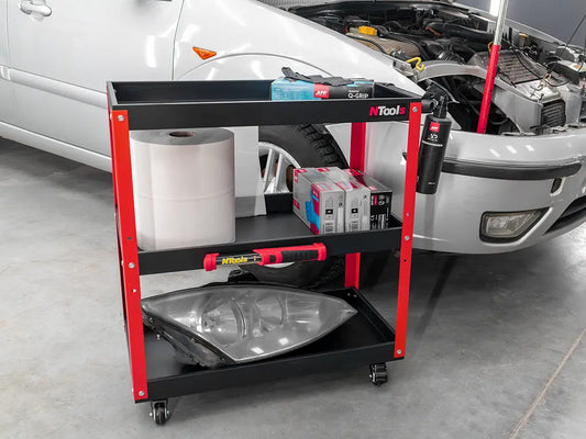 Chariot d’atelier standard 3 étagères -  ProFinish Distribution