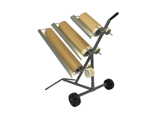 Chariot de marouflage pour 3 rouleaux de papier (30 à 90 cm) -  ProFinish Distribution