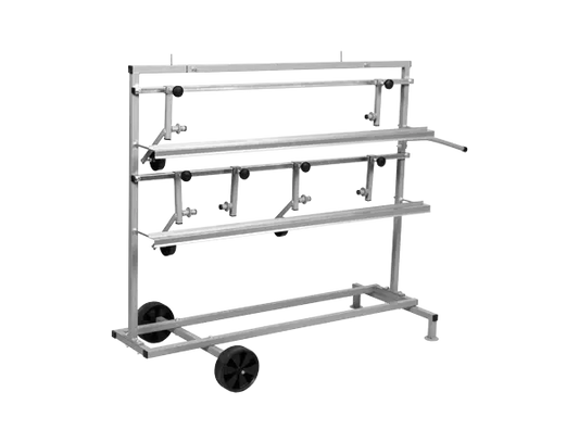 Chariot de marouflage pour 3 rouleaux de papier (30 à 90 cm) -  ProFinish Distribution