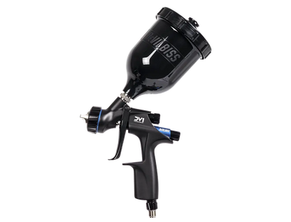 DeVilbiss DV1 Basecoat – Pistolet à pulvérisation basse pression (Éléments bleus) -  ProFinish Distribution