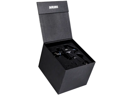 DeVilbiss DV1 Basecoat – Pistolet à pulvérisation basse pression (Éléments bleus) -  ProFinish Distribution