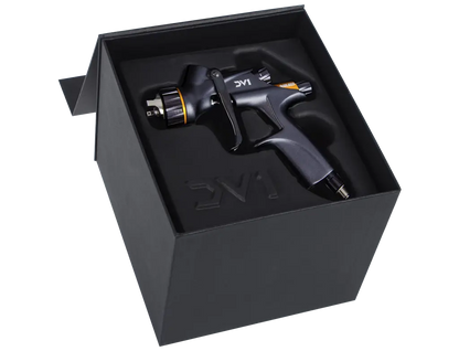 DeVilbiss DV1 Clearcoat – Pistolet à pulvérisation basse pression (Éléments jaunes) -  ProFinish Distribution