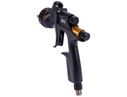 DeVilbiss DV1 Clearcoat – Pistolet à pulvérisation basse pression (Éléments jaunes) -  ProFinish Distribution