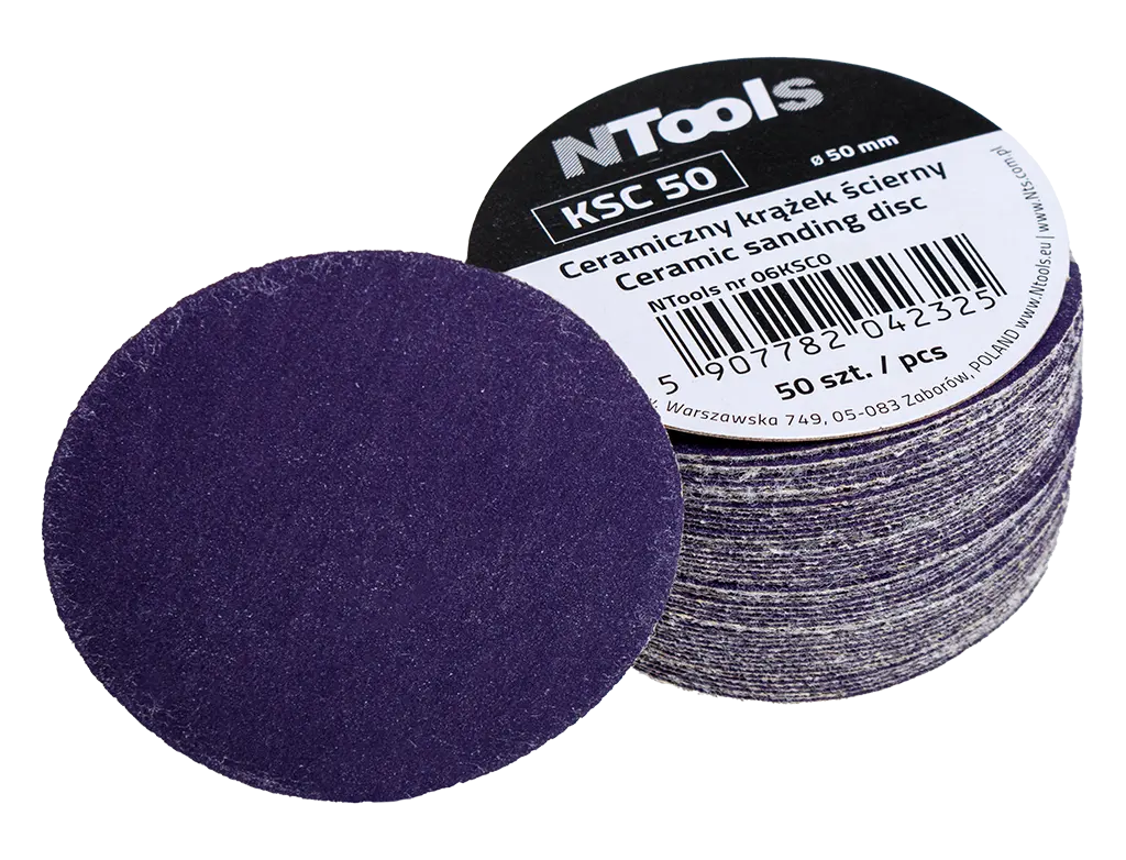 Disque abrasif céramique 50 mm pour finitions de précision -  ProFinish Distribution