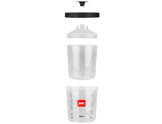 Fast Preparation System (Système de gobelets jetables pour mélange peinture/vernis) -  ProFinish Distribution
