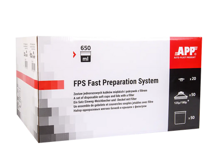 Fast Preparation System (Système de gobelets jetables pour mélange peinture/vernis) -  ProFinish Distribution