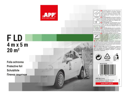 Film de masquage haute densité 4 μm (PE HDPE) -  ProFinish Distribution