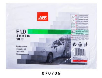 Film de masquage haute densité 4 μm (PE HDPE) -  ProFinish Distribution