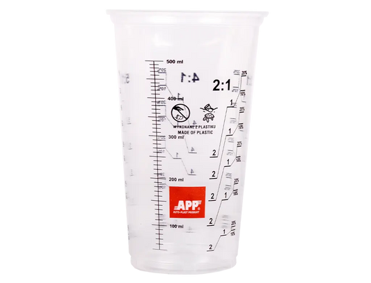 Godet de mélange peinture avec graduation noire (500 ml) -  ProFinish Distribution