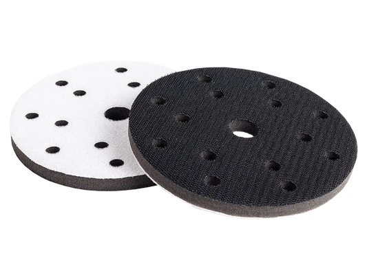 Interface mousse Ø150 mm (14+1 trous – Épaisseur 12 mm – Velcro/micro-velcro) -  ProFinish Distribution