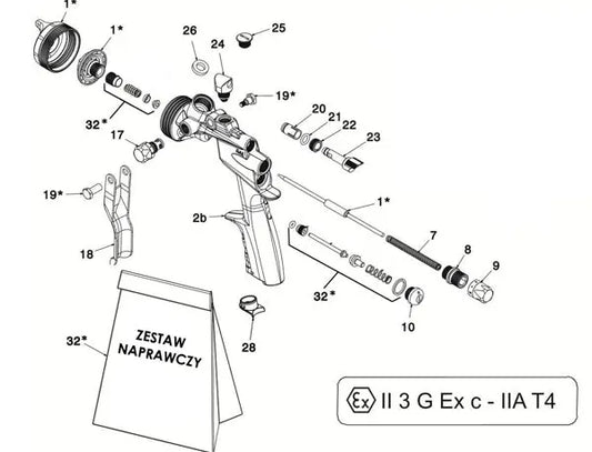 Kit de Joints d’Étanchéité pour FX1 HPS PLUS -  ProFinish Distribution