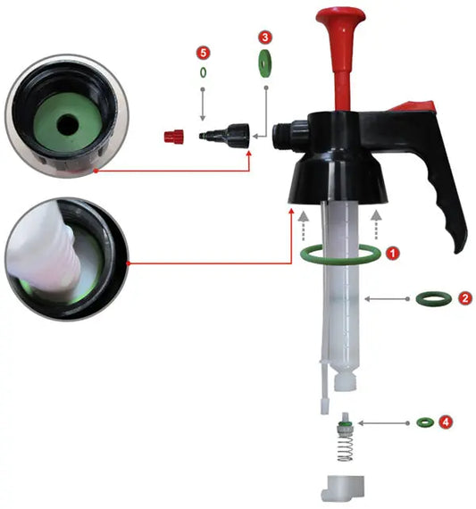 Kit de joints pour pulvérisateur 1L -  ProFinish Distribution