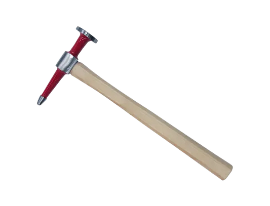 Marteau à garnir pour carrossier avec manche en bois de caryer -  ProFinish Distribution